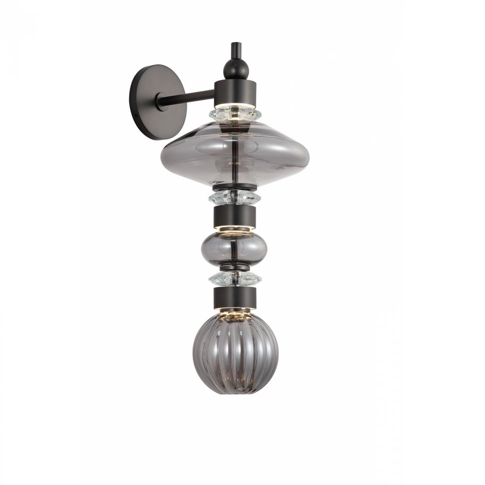 Avra 21" Wall Sconce In Black