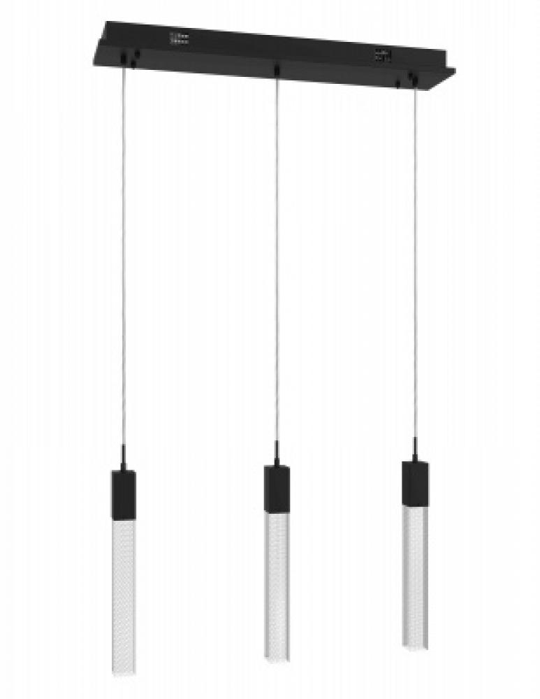 The Original Glacier Snow Collection 3 Light Acyrlic Multi Port Pendant