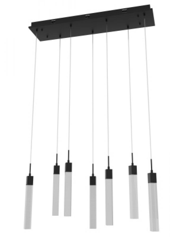 The Original Glacier Snow Collection 7 Light Acyrlic Multi Port Pendant