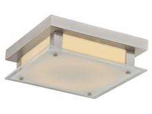 Avenue Lighting HF1103-BN - Cermack St. 10" Square Flush Mount in Brushed Nickel with Frosted Glass