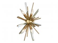 Avenue Lighting HF8204-AB - Palisades Ave. 20" Wall Sconce in Aged Brass with Champagne Crystal Accents