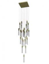 Avenue Lighting HF1904-25-GL-BB-SNW - The Original Glacier Snow Collection 25 Light Acyrlic Multi Port Pendant