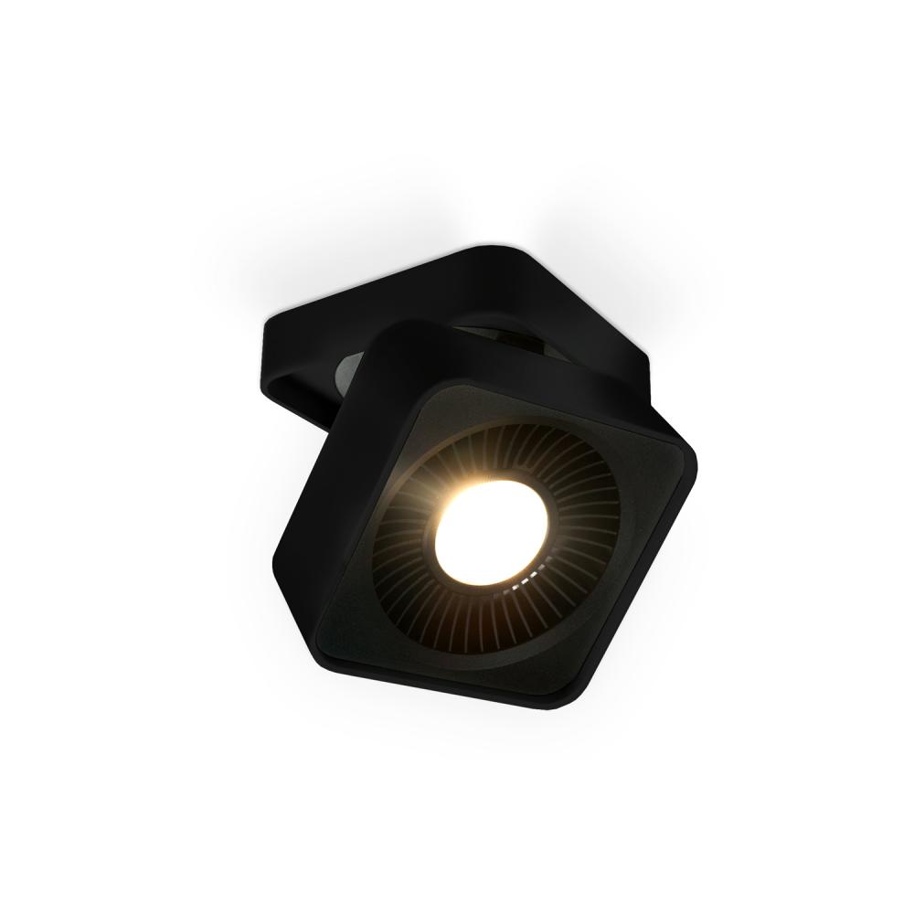 Solo 5-in Black LED Flush Mount