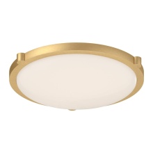 Kuzco Lighting Inc 501112BG-LED - Floyd 13-in Brushed Gold LED Flush Mount