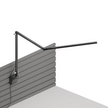 Koncept Inc AR3200-CD-MBK-SLT - Z-Bar slim Desk Lamp with slatwall mount (Cool Light; Metallic Black)