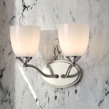 Vaxcel International W0518 - Bellwood 13.5-in. W 2 Light Vanity Satin Nickel