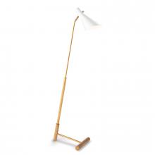 Regina Andrew 14-1060WTNB - Regina Andrew Spyder Floor Lamp Spyder Floor Lamp (White and Natural Brass)