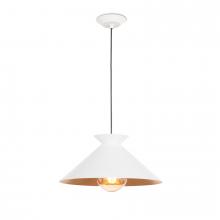 Regina Andrew 16-1430WT - Regina Andrew Viggo Pendant Small (White and Gold)