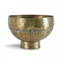 Regina Andrew 20-1204 - Regina Andrew Bedouin Bowl Platform (Brass); Dimensions 9.5W x 6.5H x 9.5D