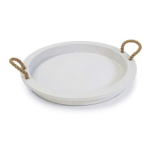 Regina Andrew 20-1249WT - Regina Andrew Aegean Serving Tray (White); Dimensions 22W x 2.5H x 22D