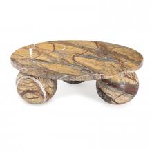 Regina Andrew 20-1535BRN - Regina Andrew Marlow Marble Plate Large (Brown); Dimensions 12W x 3.75H x 12D