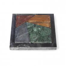 Regina Andrew 20-1588 - Regina Andrew Milena Marble Tabletop Puzzle; Dimensions 10W x 1.75H x 10D