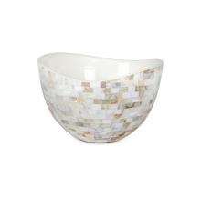 Regina Andrew 20-1627 - Regina Andrew Jake Bowl Large (Mother of Pearl); Dimensions 9.75W x 6.5H x 9.75D