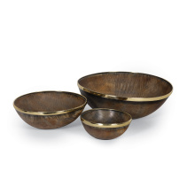 Regina Andrew 20-1653 - Regina Andrew Cora Horn Bowl Set; Dimensions 8W x 2.75H x 8D