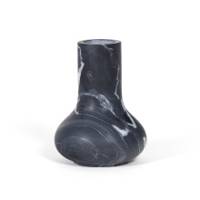 Regina Andrew 20-1676BLK - Regina Andrew Jasper Marble Vase Large (Black)