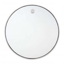Regina Andrew 21-1045PN - Regina Andrew Hanging Circular Mirror (Polished Nickel); Dimensions 36W x 36H x 1D