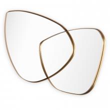 Regina Andrew 21-1165 - Regina Andrew Harmony Mirror (Natural Brass); Dimensions 52W x 40H x 2D