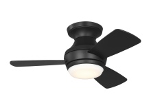 Visual Comfort & Co. Fan Collection 3IKHR32MBKD - Ikon 32 Hugger LED - Midnight Black