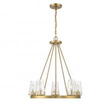 Lighting One US V6-L1-2320-5-322 - Dimond 5-Light Chandelier in Warm Brass