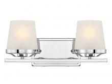 Lighting One US V6-L8-5250-2-11 - Klein 2-Light Bathroom Vanity Light in Polished Chrome
