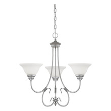 Millennium 1363-RS - Fulton 3-Light Chandelier Ceiling Light Rubbed Silver