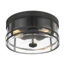 Millennium 91013-MB - Lunden 13" Wide 3-Light Flush Mount