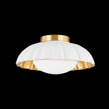 Mitzi by Hudson Valley Lighting H666501-AGB/CSW - Penelope Flush Mount