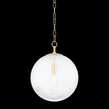 Mitzi by Hudson Valley Lighting H815701L-AGB - Sara Pendant