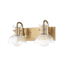 Mitzi by Hudson Valley Lighting H111302-AGB - Riley Bath And Vanity