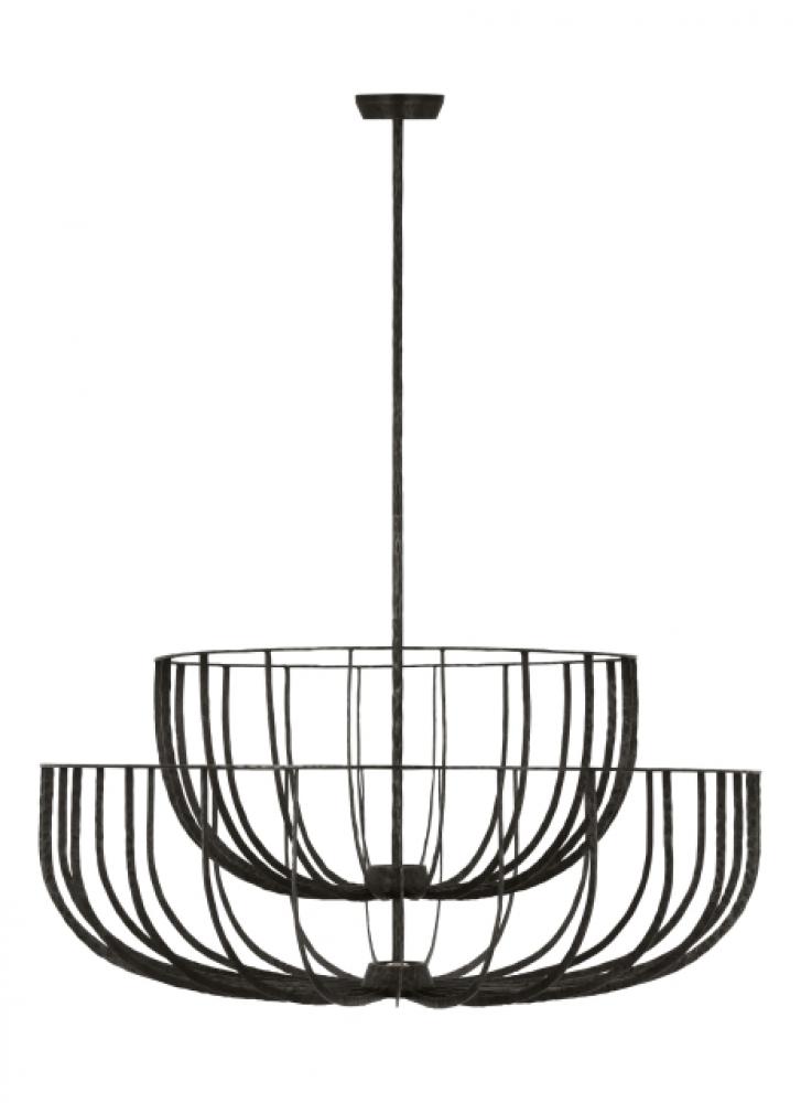 Sanchi X-Large Two Tier Chandelier