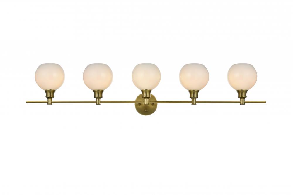 Collier Wall L47W8H10.1 Satin Gold W/GL