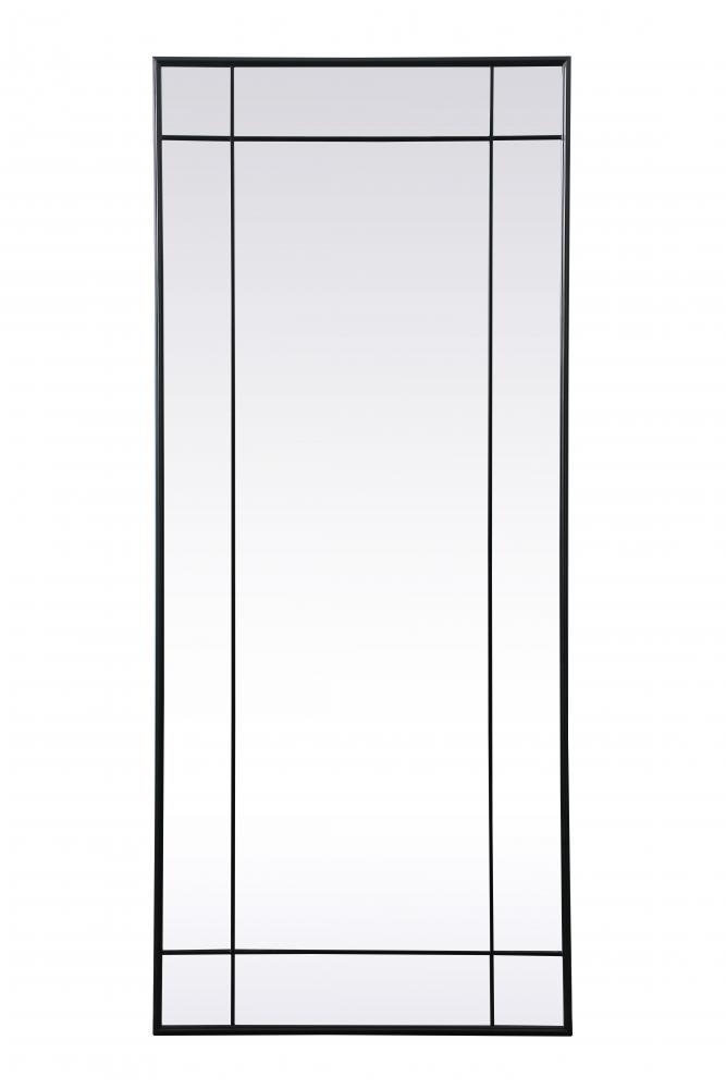 Viola Floor mirror 30"W x 70"H black