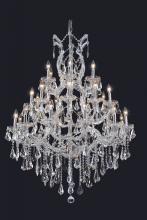 Elegant 2801D38C/RC - Maria Theresa 28 light Chrome Chandelier Clear Royal Cut Crystal