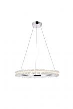 Elegant 3506D26C - Laurel LED 26 inch Chrome pendant