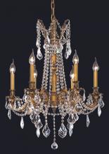 Elegant 9206D23FG/RC - Rosalia 6 light French Gold Chandelier Clear Royal Cut Crystal