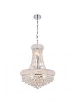Elegant V1800D20C/RC - Primo 14 light Chrome Chandelier Clear Royal Cut Crystal