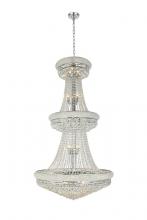 Elegant V1800G36C/RC - Primo 32 light Chrome Chandelier Clear Royal Cut Crystal