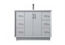 Elegant VF19642GR - Vanity Cabinet 6Dw 2Dr 42"W x 22"D x 35"H grey