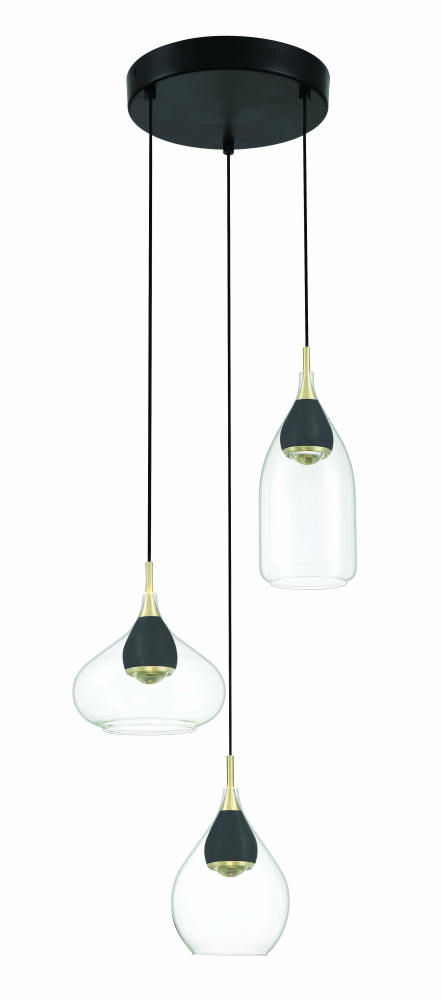 Arabesque - 11.25" LED Pan Pendant