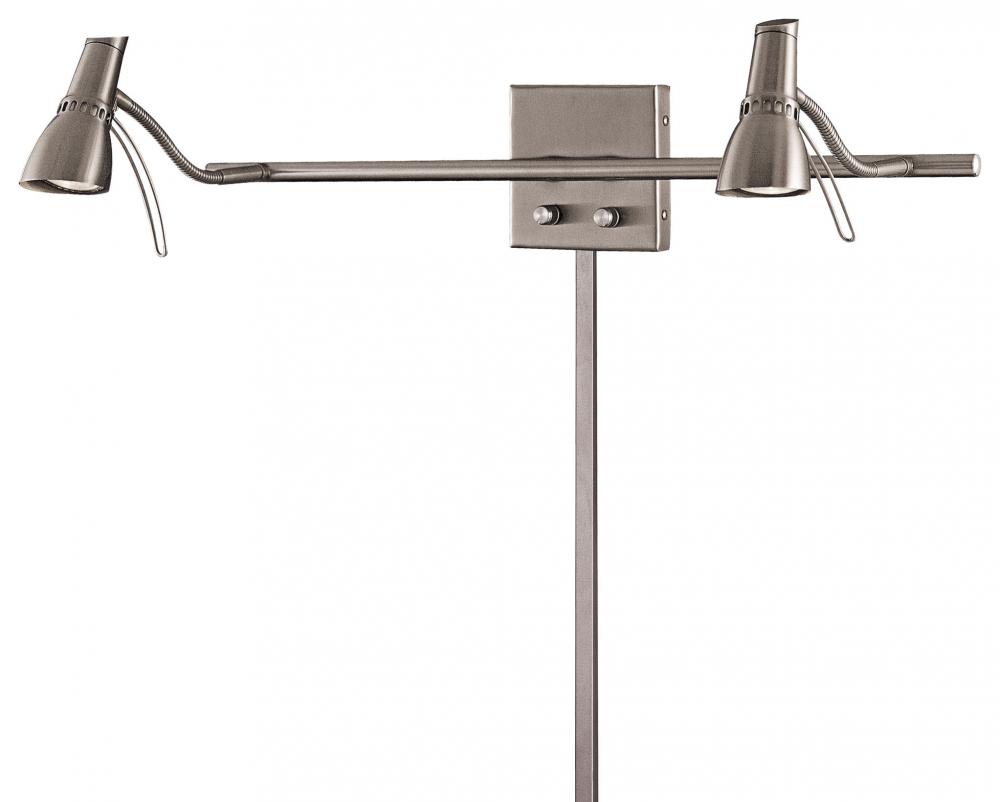 2 Light Task Wall Lamp