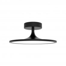 Alora Lighting SF418012MB - Issa 12-in Matte Black LED Semi Flush Mount