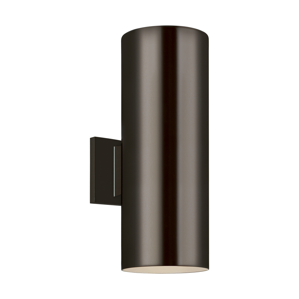 Outdoor Cylinders Small 2 LED Wall Lantern