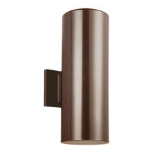 Visual Comfort & Co. Studio Collection 8313902-10 - Outdoor Cylinders Large Two Light Outdoor Wall Lantern