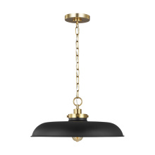 Visual Comfort & Co. Studio Collection CP1231MBKBBS - Wellfleet Medium Wide Pendant