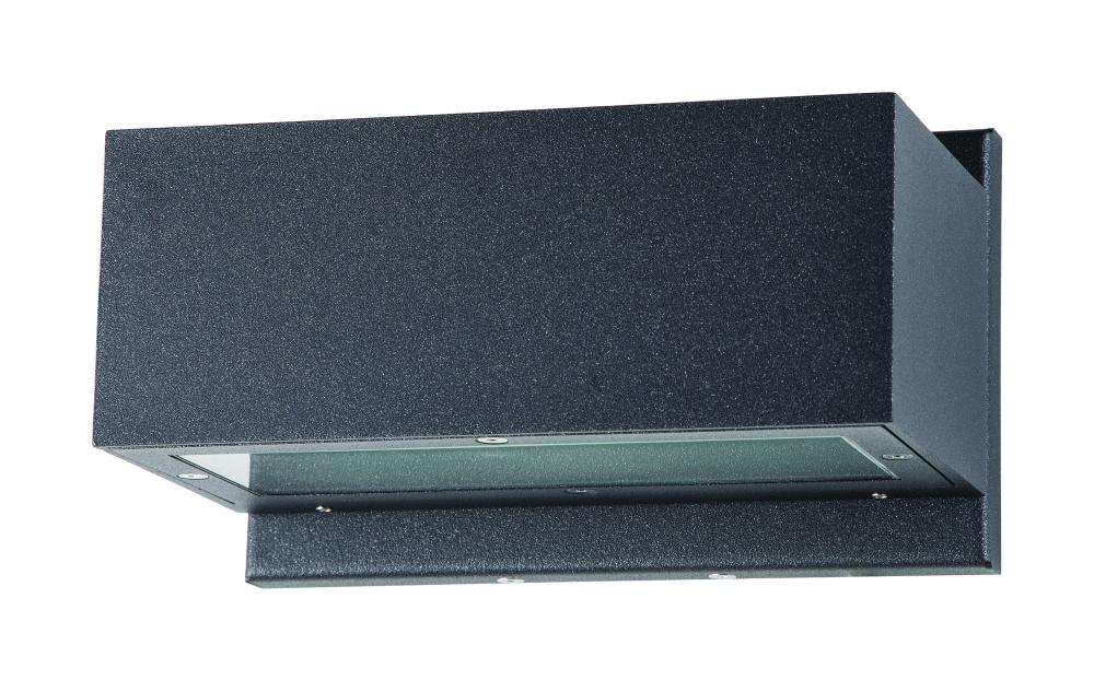 Verona LED Rectangular Up/Down Fixture; Anthracite Finish