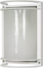 Nuvo 60/530 - 1 Light - 10" Rectangle Bulkhead - Semi Gloss White Finish