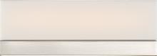 Nuvo 62/1327 - Jackson - 12" LED Vanity with White Acrylic - Brushed Nickel Finish