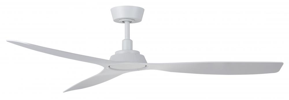 Moto 52" Indoor/Outdoor DC Fan White w/White Blades (Remote Included)