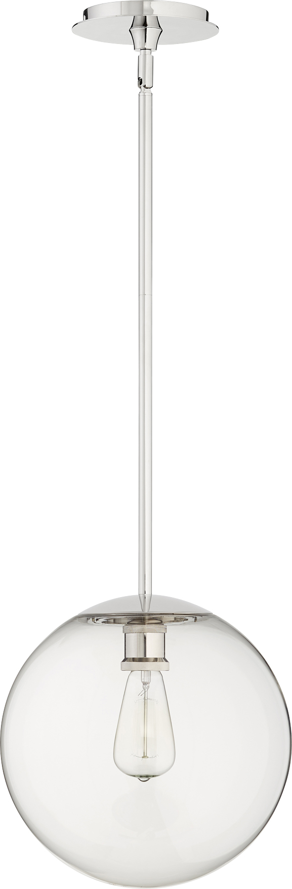 12" CLR GLOBE PEND - PN