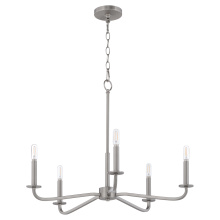Quorum 6307-5-65 - RUTHERFORD 5LT CHANDELIER - STN